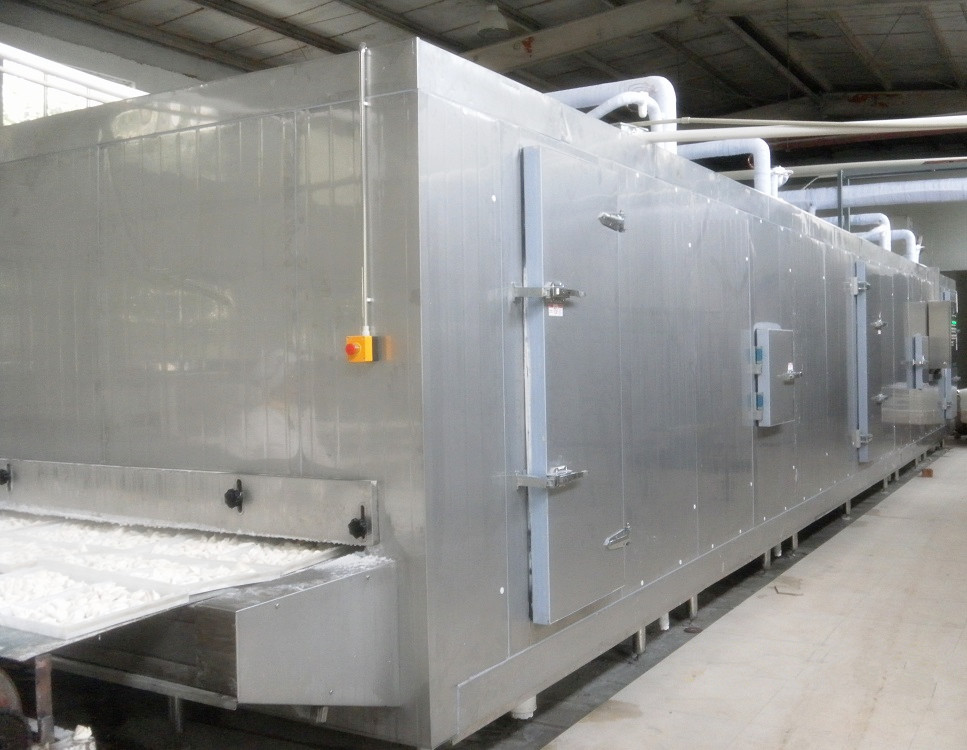 China High Quality FST500 Tunnel Freezer for Hamburger Processing