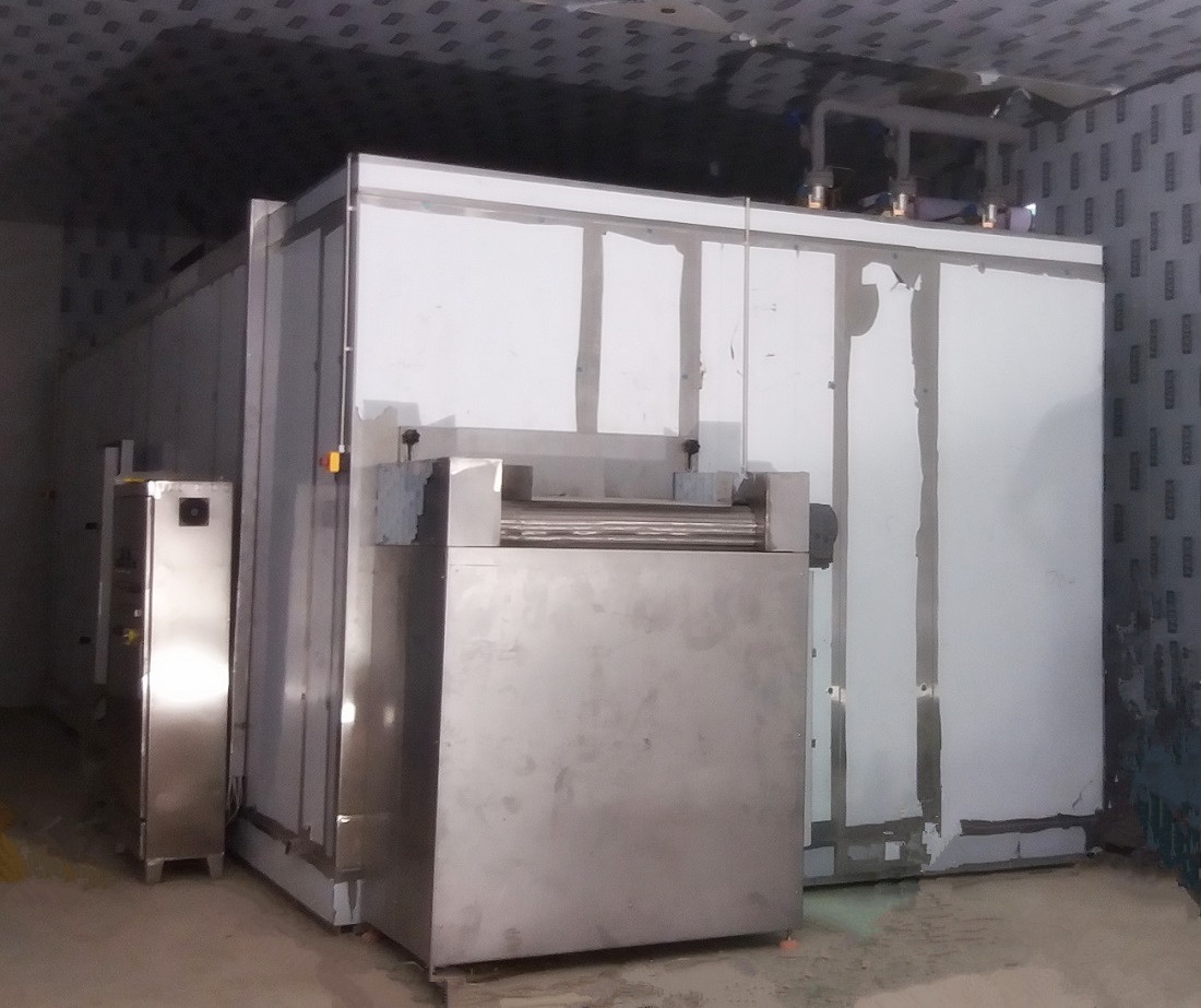 فریزر Iqf Fluidized 3000kg/h فریزر بستر سیال شده /انجماد سبزیجات و میوه های مختلف
