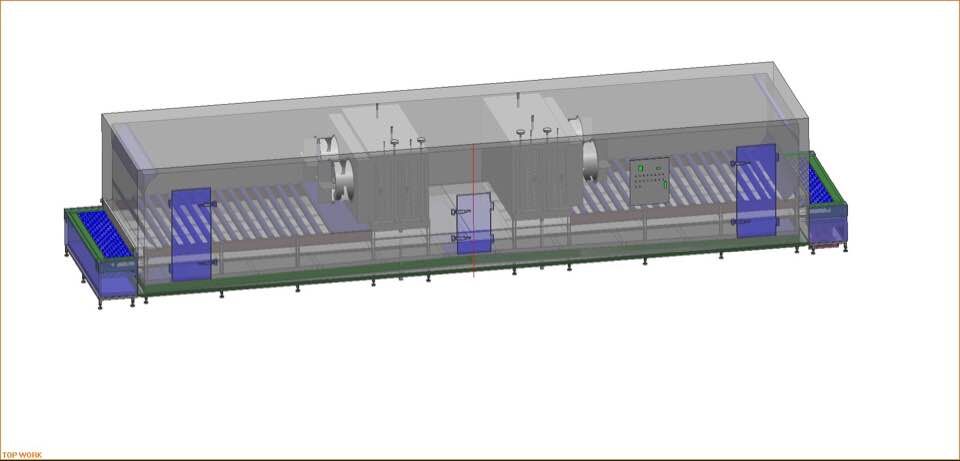 China First Cold Chain Tunnel Type Quick Freezer for Chicken Processing Factory 