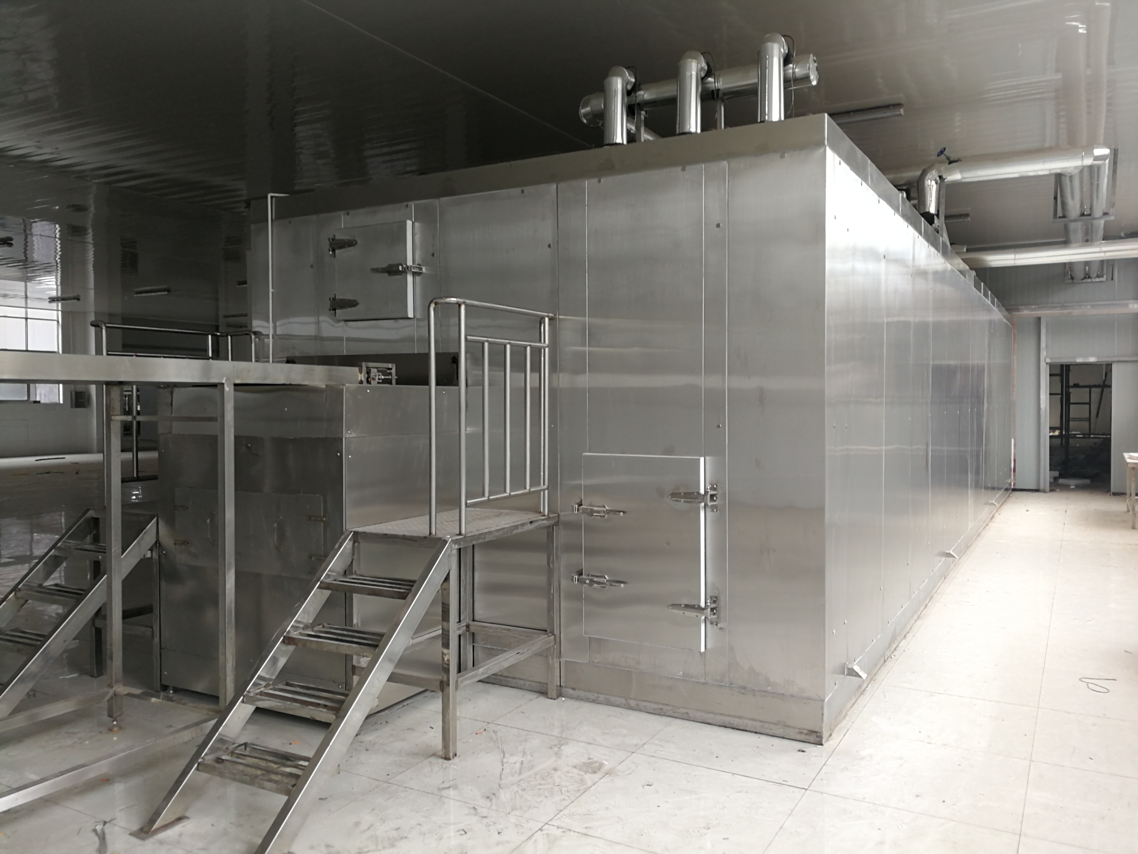 High Quality Fluidized Bed IQF Freezer FSLD1000 IQF Freezer for Cubed Mangoes from first cold chain 