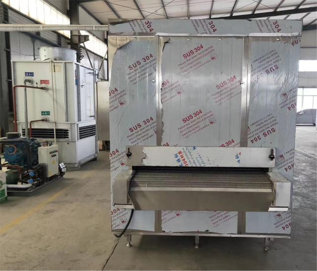 China First Cold Chain IQF Tunnel Freezer FSW400 Type met Freon -koelingssysteem voor allerlei bevroren voedsel