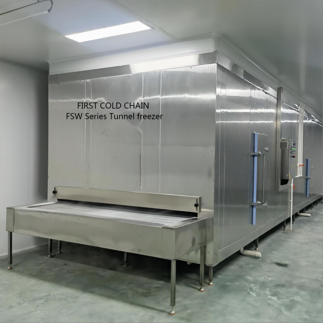 China FSW500 TIRNEL FRENZER QUITER FREEZER cho các bộ phận gà đóng băng từ chuỗi lạnh đầu tiên 