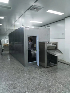 Individuelt Quick Freezer / FSLD serie Fluidized Bed Freezer Machinery til frosne majsb&oslash;nner osv 