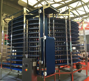 Spiral Cooler for Cooked Pre-Cooling with Refrigeration System 