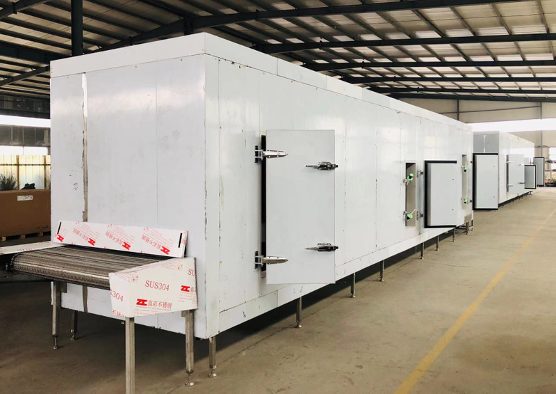 中國高品質 FST500 漢堡包加工隧道冷凍機