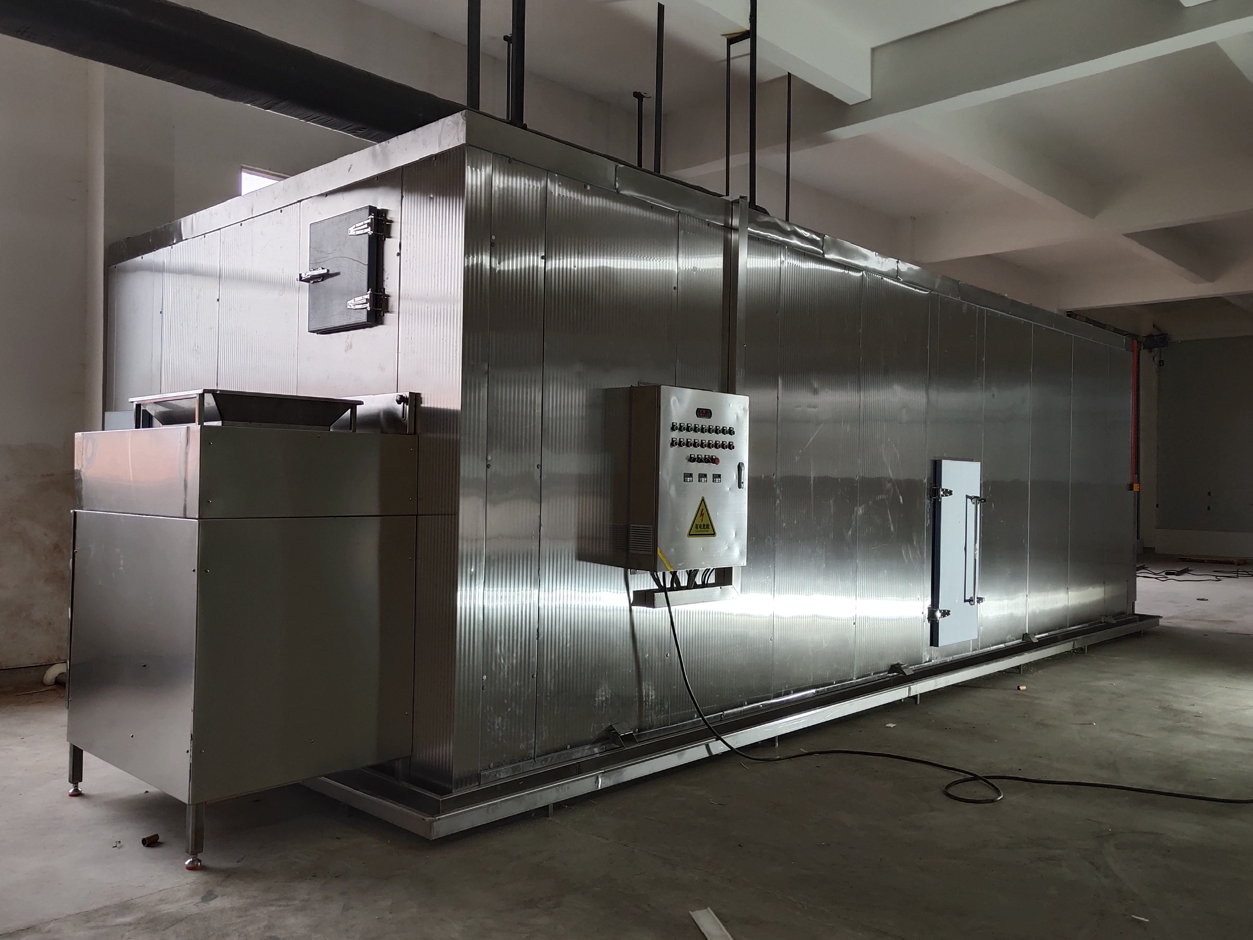 High Quality Fluidized Bed IQF Freezer FSLD1000 IQF Freezer for peans From First Cold Chain 