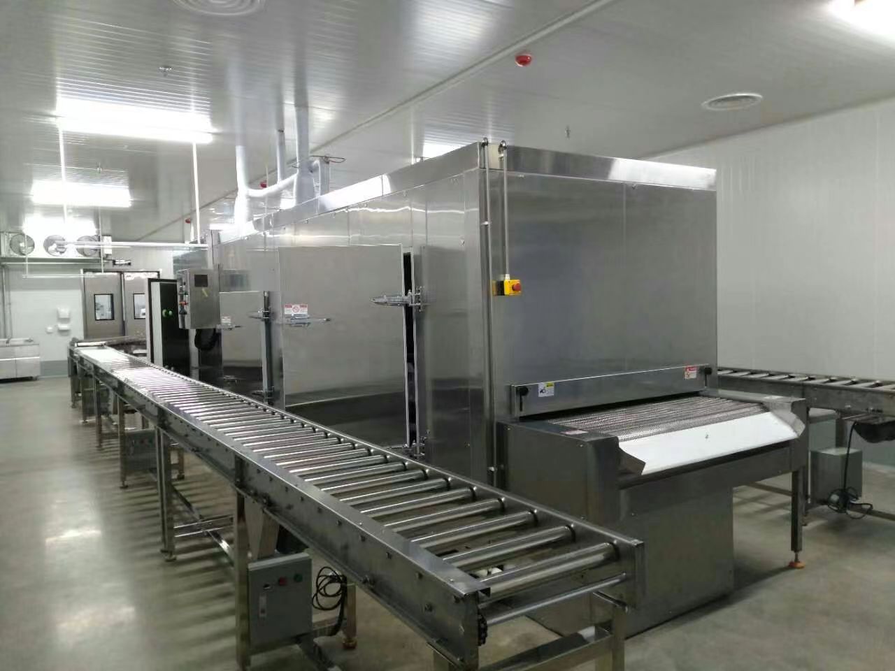 China First Cold Chain IQF Tunnel Freezer FSW400 Type with Freon Refrigerations System for All Kinds of Frozen Food