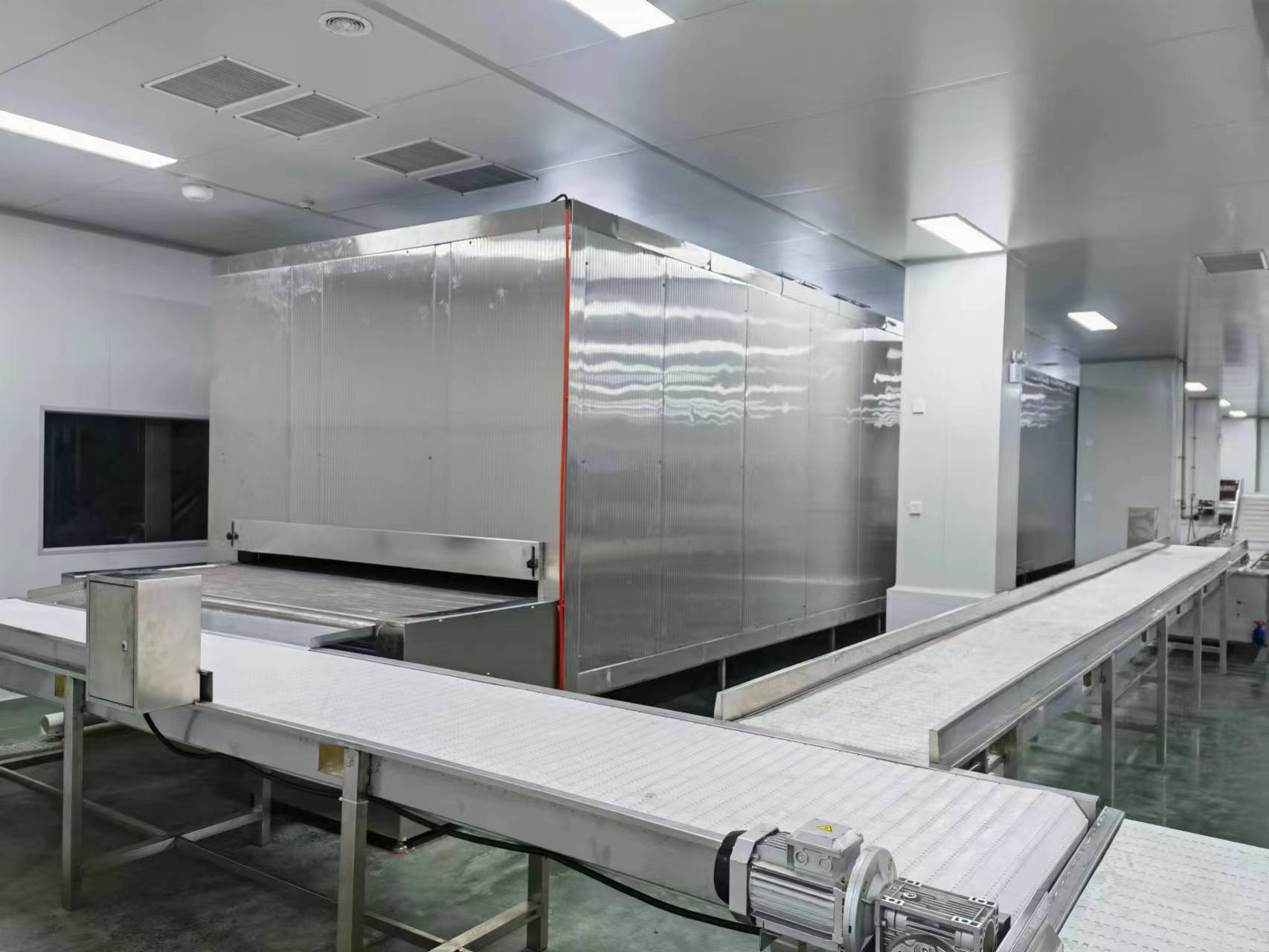 tunnel freezer for freezing seafood 