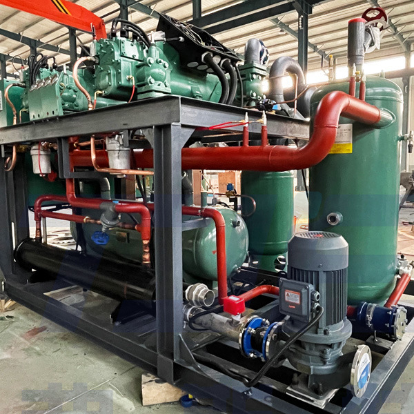 PRV&Yacute; STUDEN&Yacute; REŤAZ Kompresorov&eacute; paraleln&eacute; jednotky | IQF Mraznička Chladenie